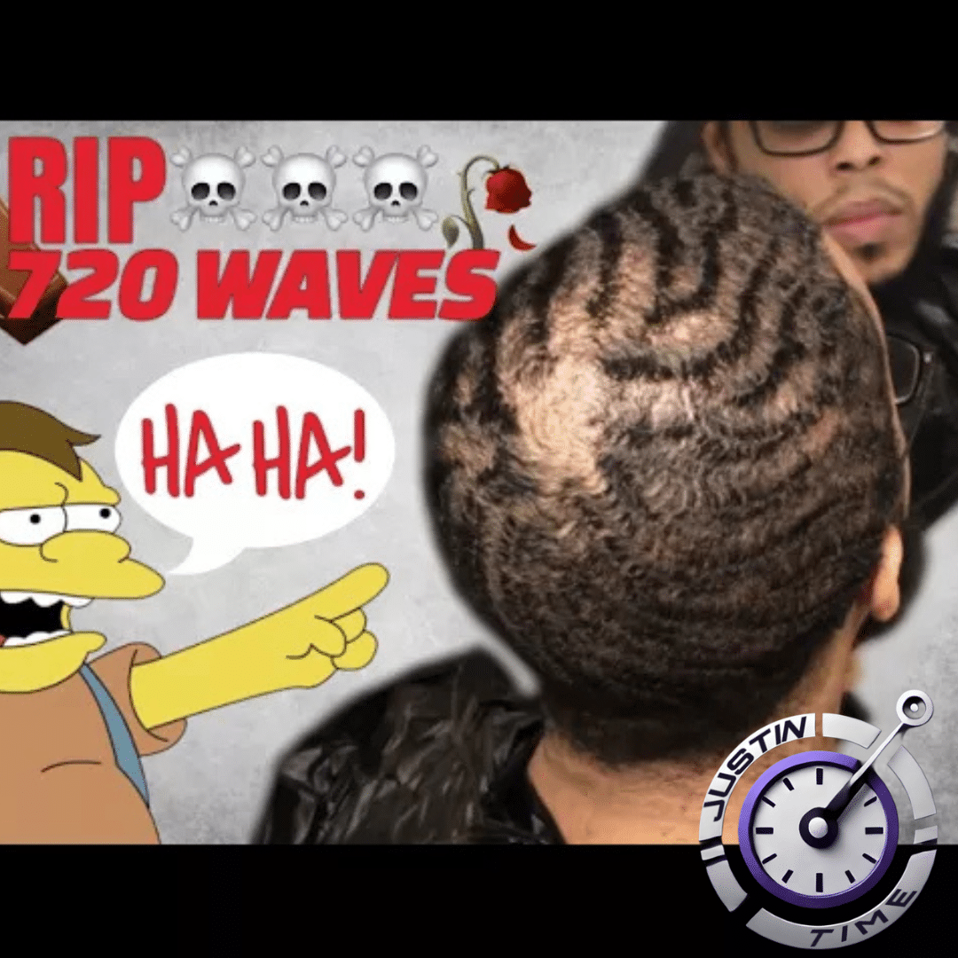 360 waves vs 720 waves: a man looking at a man with his head turned