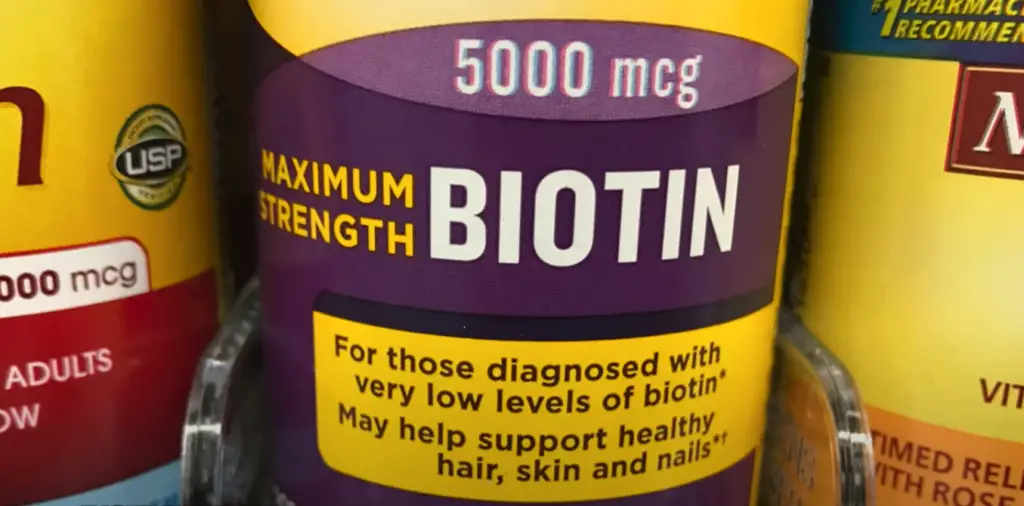 Biotin with 5000 MCG