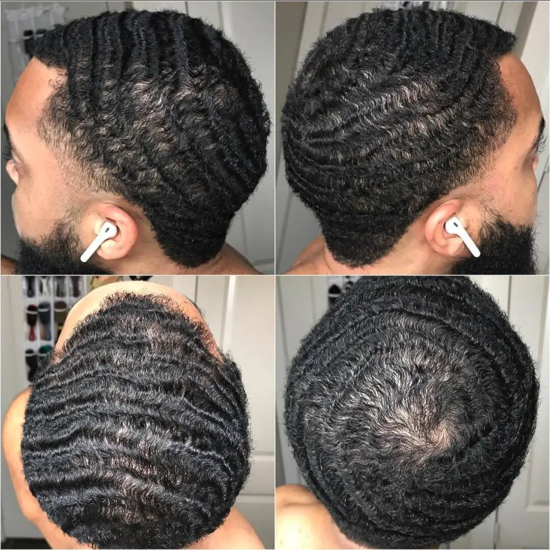 360 Waves Collage to find the right haircut length