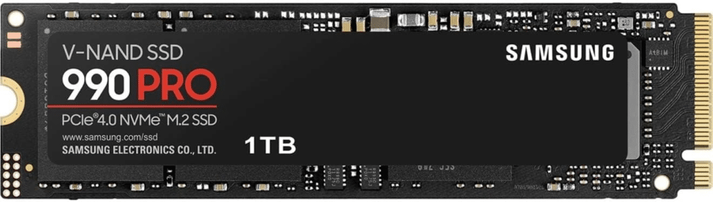 Samsung 990 PRO SSD 1TB PCIe 4.0 M.2 2280 Internal Solid State Hard Drive